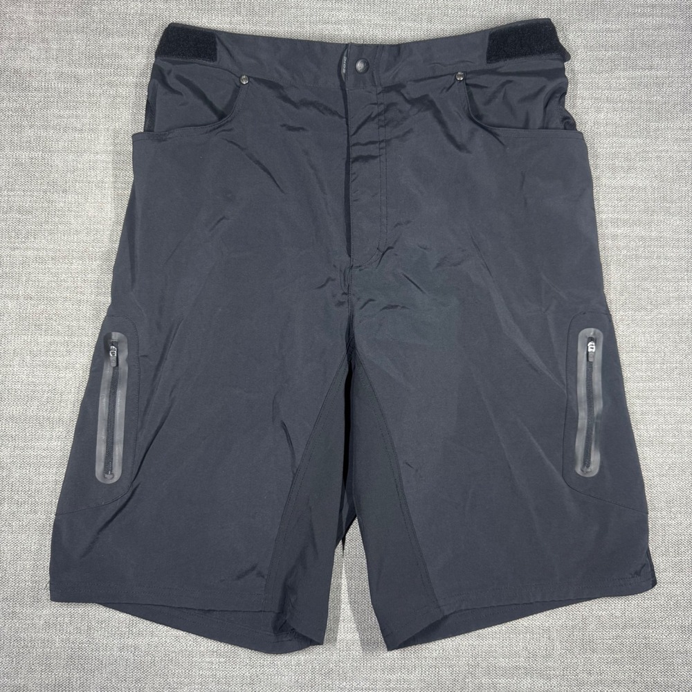 Zoic Ether Mens Mountain Bike Shorts Black XXL 12‎ Inch Inseam MTB Cycling Trail